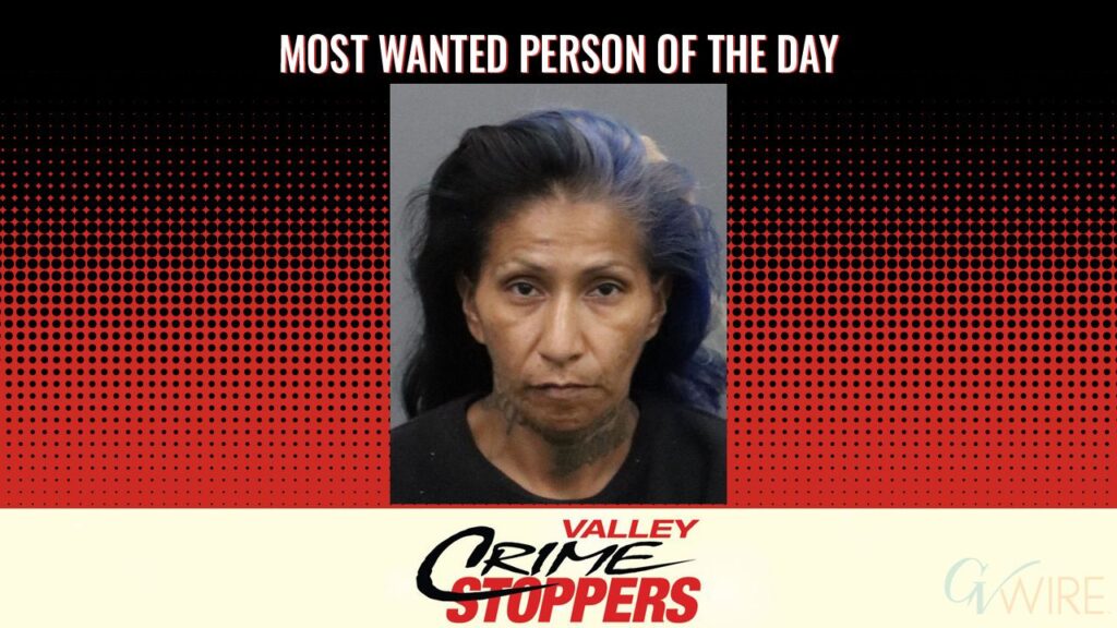 Georgina Lorenza Luna is Valley Crime Stoppers' Most Wanted Person of the Day for Oct. 16, 2025. (Valley Crimes Stoppers)