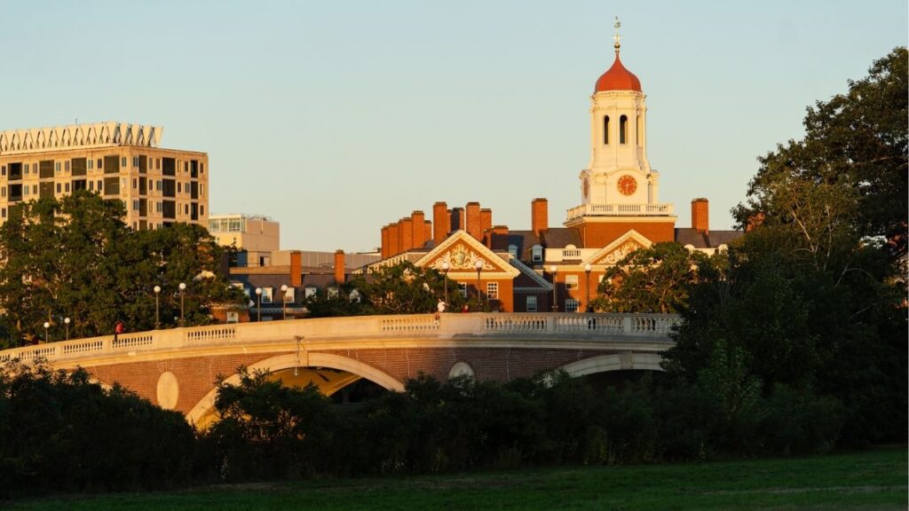 Harvard University campus in Cambridge, Mass. on Oct. 1, 2025. The Harvard Salient, a conservative outlet, used a phrase that echoed a speech given by Hitler. Its board paused its operations over material it called “reprehensible, abusive and demeaning.” (Sophie Park/The New York Times)