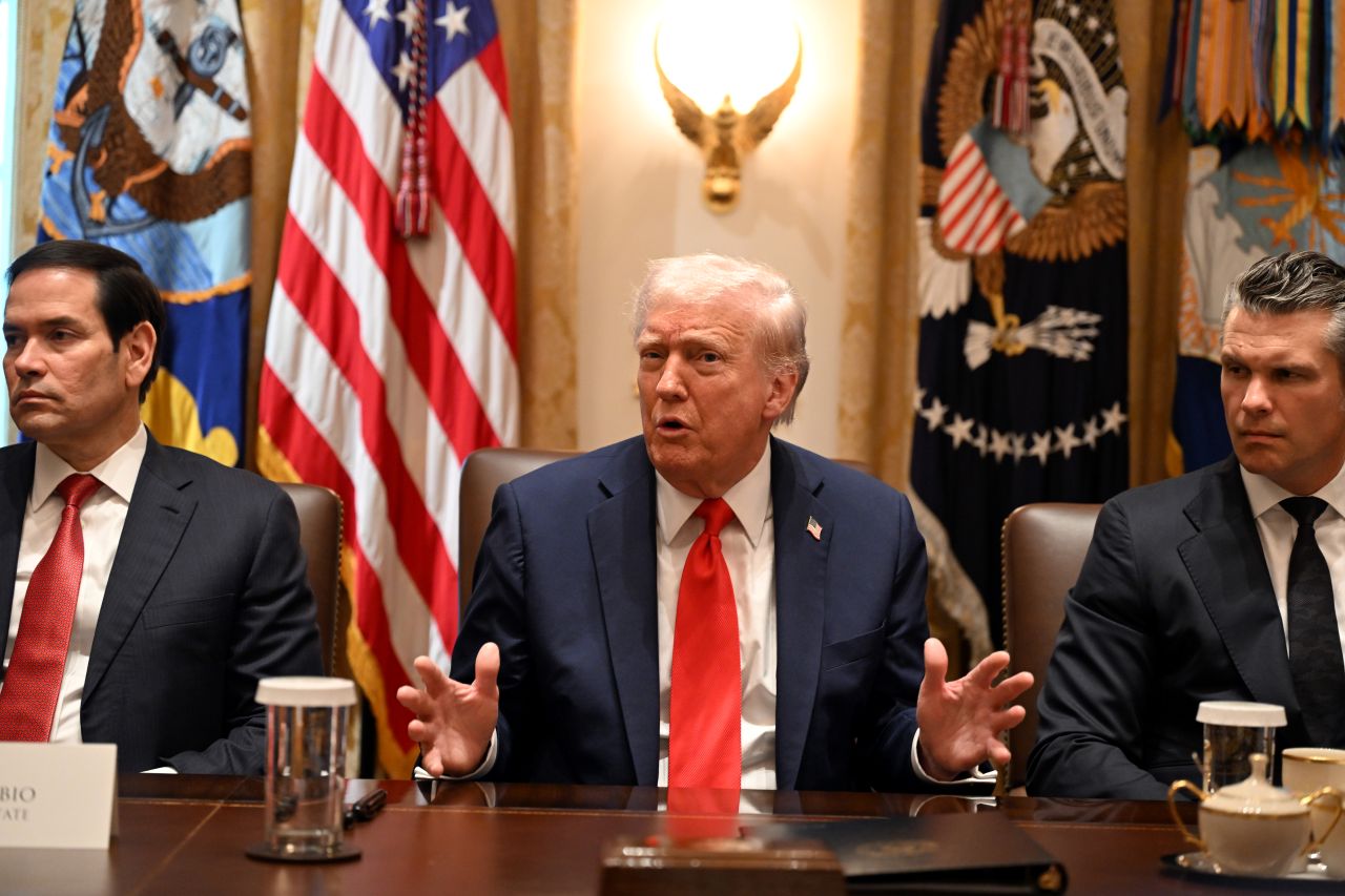 Trump, Rubio, Hegseth in Cabinet Meeting