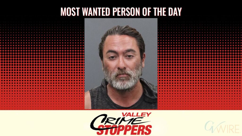 Kirk Andrew Quintero is Valley Crime Stoppers' Most Wanted Person of the Day for Oct. 13, 2025. (Valley Crimes Stoppers)