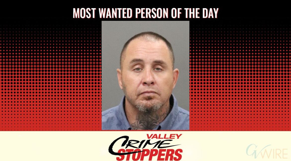 Kurt Paul Harris is Valley Crime Stoppers' Most Wanted Person of the Day for Oct. 6, 2025. (Valley Crimes Stoppers)