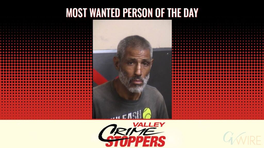 Larry Lopez is Valley Crime Stoppers' Most Wanted Person of the Day for Oct. 27, 2025. (Valley Crimes Stoppers)