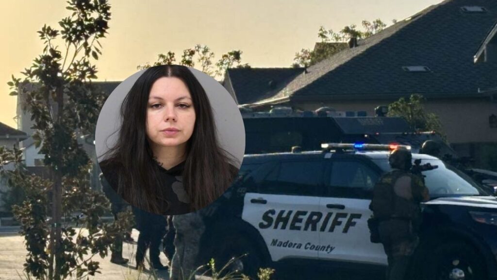 Madera County deputies and U.S. Marshals arrested a juvenile and a woman Thursday, Oct. 9, 2025, in Tesoro Viejo during a firearms and identity theft investigation. (Madera County SO)