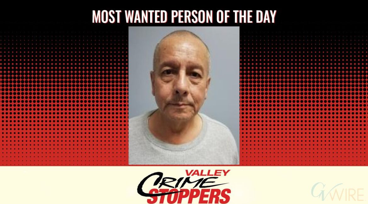 Manuel Manzo is Valley Crime Stoppers' Most Wanted Person of the Day for Oct. 31 2025. (Valley Crimes Stoppers)