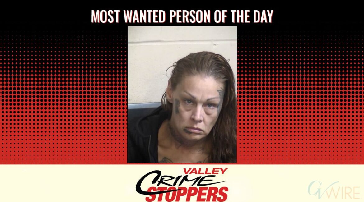 Michelle Elizabeth Daugherty is Valley Crime Stoppers' Most Wanted Person of the Day for Oct. 28 2025. (Valley Crimes Stoppers)