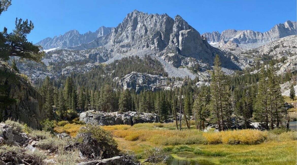 Photo of Temple Crag in the eastern Sierra high country taken by one of the volunteers with CLMRG during Wednesday’s, Oct. 1, 2025, search. (Kern County SO)