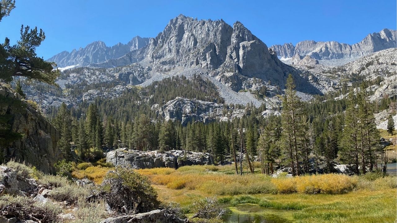 Photo of Temple Crag in the eastern Sierra high country taken by one of the volunteers with CLMRG during Wednesday’s, Oct. 1, 2025, search. (Kern County SO)