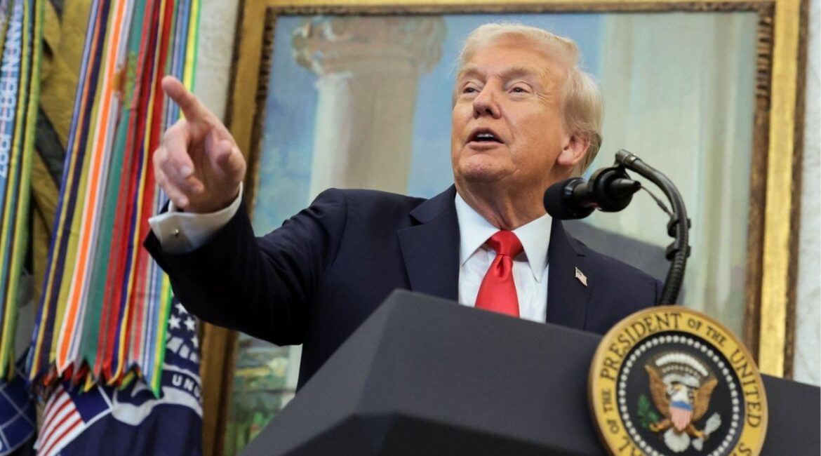 President Donald Trump speaks during an event to make announcements on fertility treatment coverage, in the Oval Office at the White House in Washington, D.C., U.S., October 16, 2025. (Reuters/Jonathan Ernst)