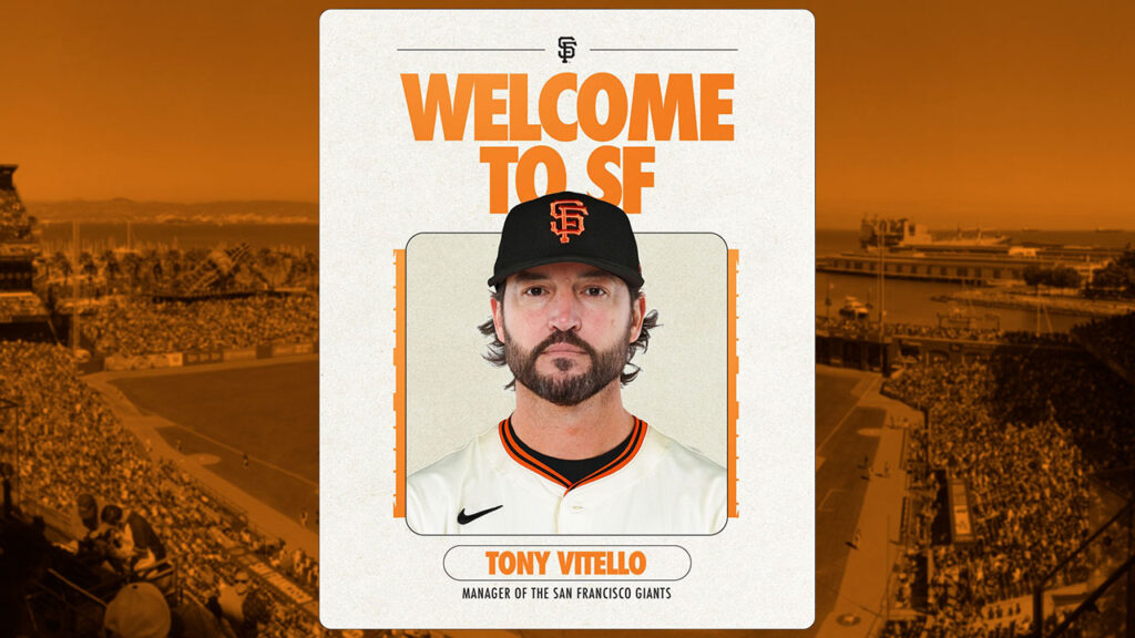 San Francisco Giants Manager Tony Vitello