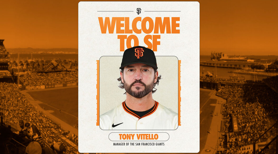 San Francisco Giants Manager Tony Vitello