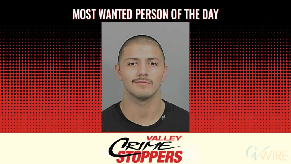 Sonny Delgado is Valley Crime Stoppers' Most Wanted Person of the Day for Oct. 29 2025. (Valley Crimes Stoppers)