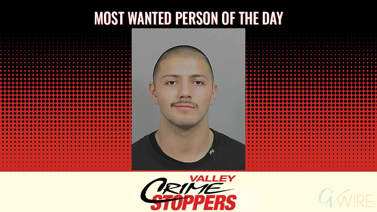 Sonny Delgado is Valley Crime Stoppers' Most Wanted Person of the Day for Oct. 29 2025. (Valley Crimes Stoppers)