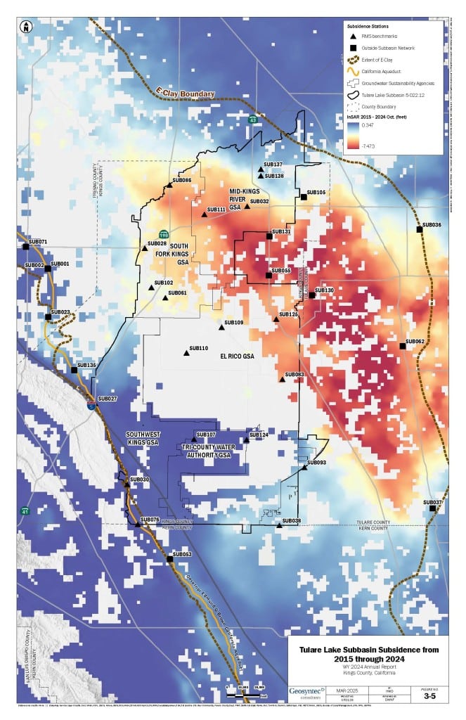 Tulare Lake Subbasin Groundwater Sustainability Plan Map