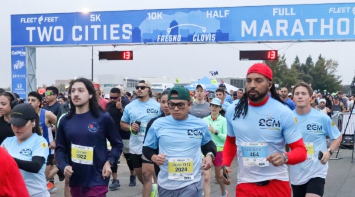 The Two Cities Marathon & Half returns Sunday, Nov. 2, 2025, with new routes, major road closures, and a weekend of racing through Fresno and Clovis. (Facebook/Two Cities Marathon)
