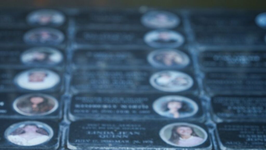 The Victims of Drunk Drivers Memorial at Pacific View Mortuary and Memorial Park in Corona del Mar, on Sept. 24, 2025. (CalMatters/Jules Hotz)