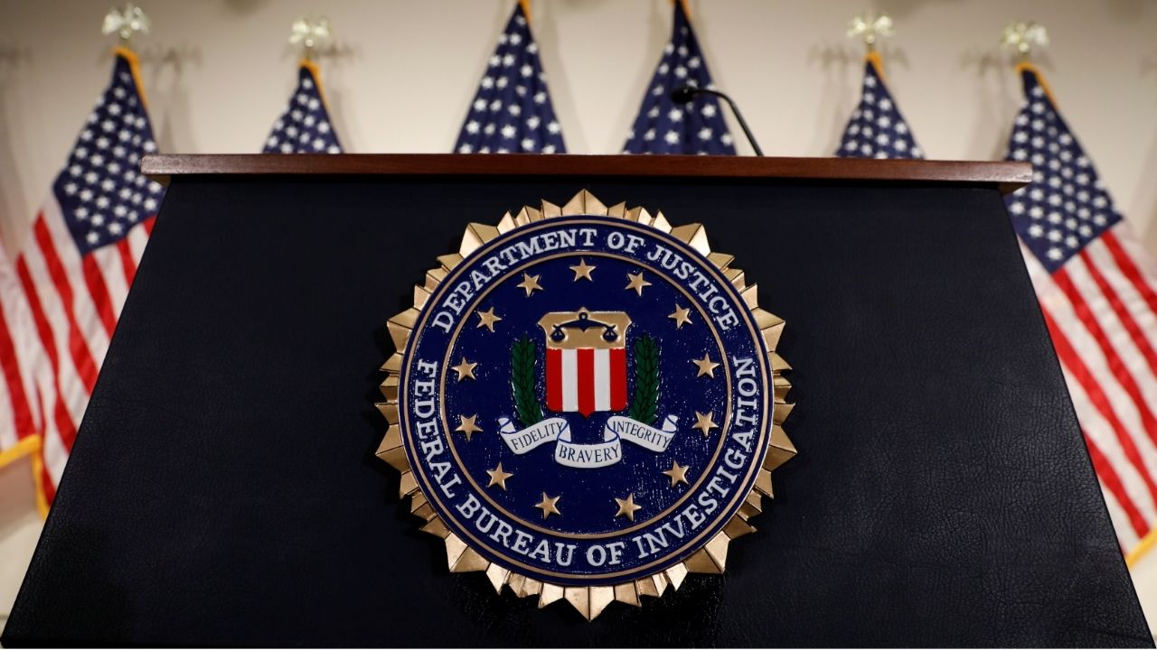 The podium for the director of the Federal Bureau of Investigation is seen at FBI headquarters in Washington, U.S. June 14, 2018. (Reuters File)