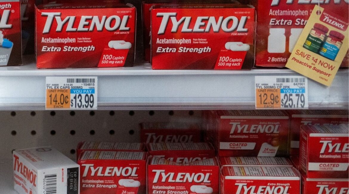 Tylenol is displayed for sale at a pharmacy in New York City, New York, U.S., September 5, 2025. (Reuters/Kylie Cooper)