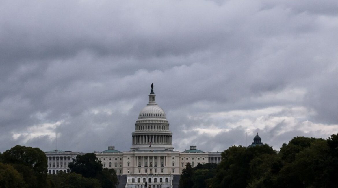 U.S. Capitol building during the continuing partial federal government shutdown on Capitol Hill in Washington, D.C., U.S., October 8, 2025. (Reuters/Jonathan Ernst)