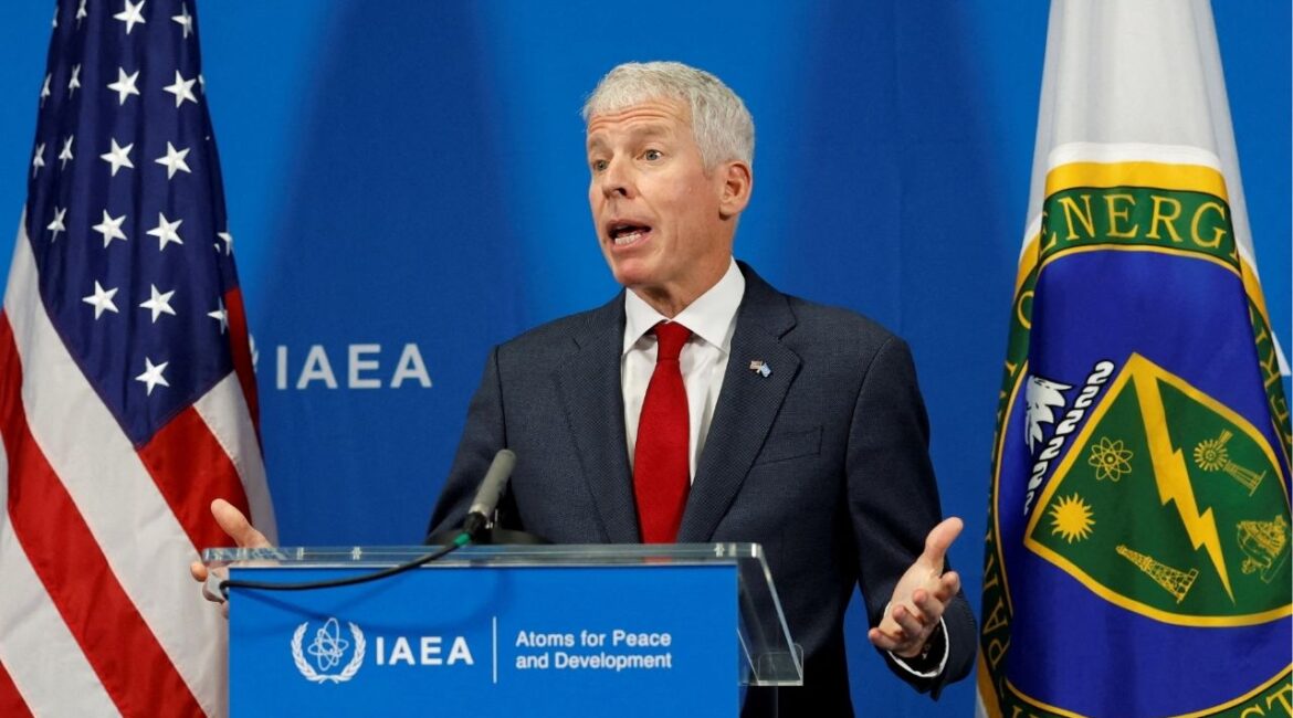 U.S. Energy Secretary Chris Wright holds a press conference on the sidelines of the International Atomic Energy Agency (IAEA) General Conference in Vienna, Austria, September 15, 2025. (Reuters File)