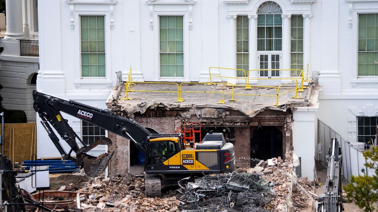 East Wing Demolition at White House