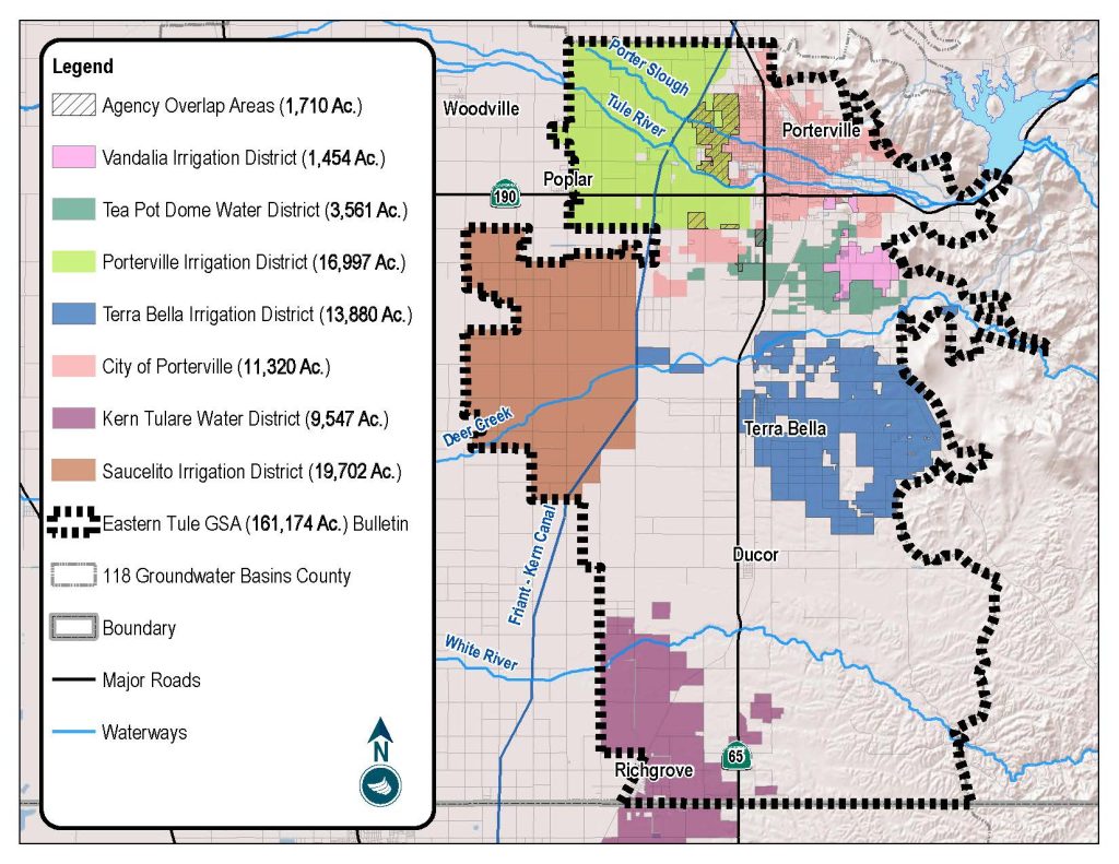 Eastern Tule GSA Map