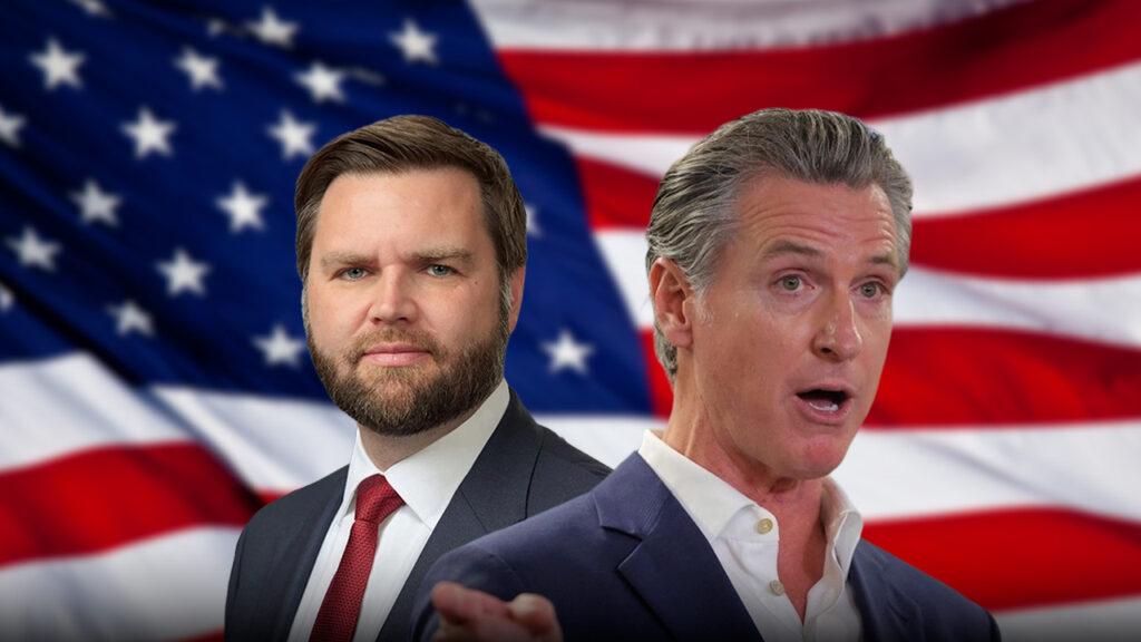 JD Vance and Gov Newsom