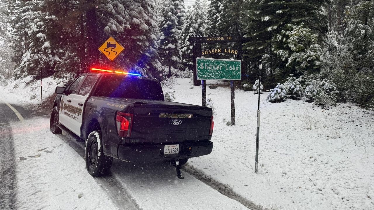 Shaver Lake Snow, Oct. 14, 2025