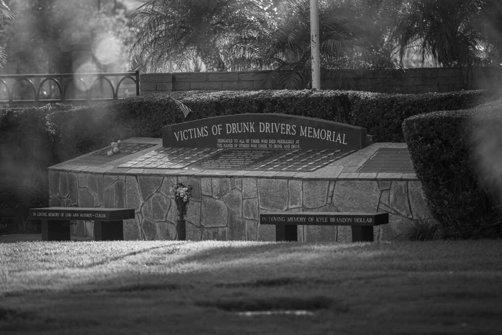 DUI Deaths Memorial in Corona Del Mar, California