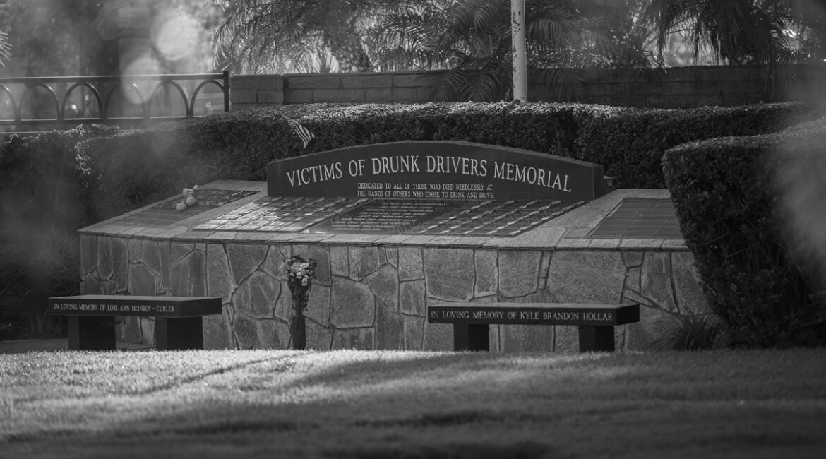 DUI Deaths Memorial in Corona Del Mar, California
