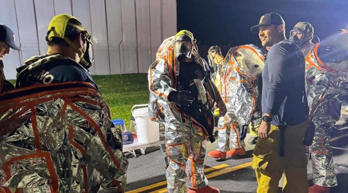 A 16-hour hazmat incident in Del Rey was safely contained Monday, Nov. 10, 2025, night, with no evacuations or injuries reported. (CalFire)