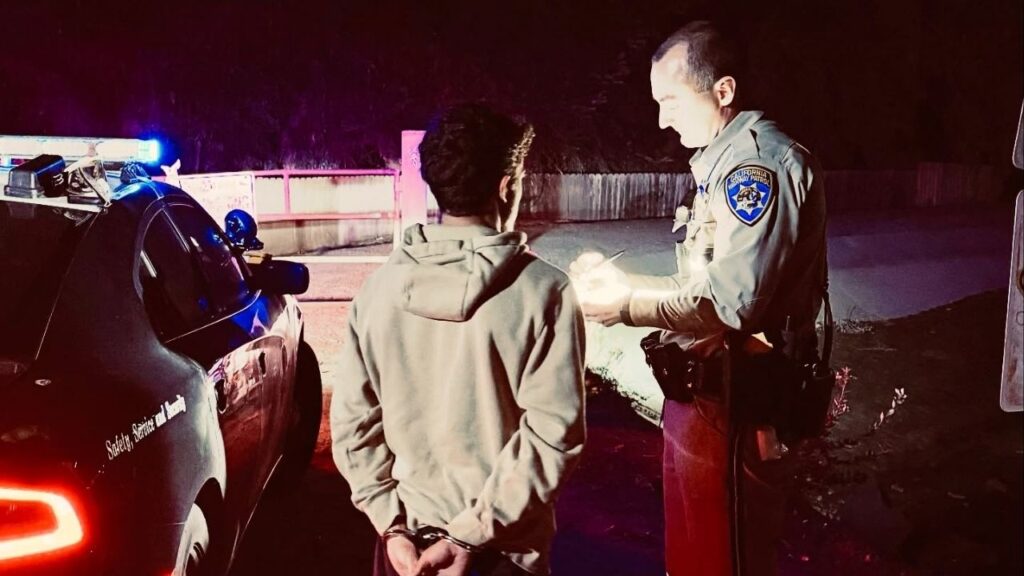 A man was arrested for DUI after crashing his ATV during a short pursuit with a CHP officer. (CHP)