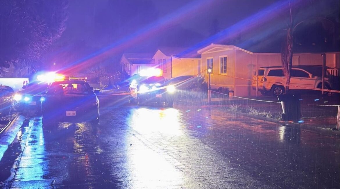 A woman was hospitalized and a suspect arrested after Visalia police responded to a stabbing inside a home on West Tulare Avenue Saturday, Nov. 15, 2025, afternoon. (Visalia PD)