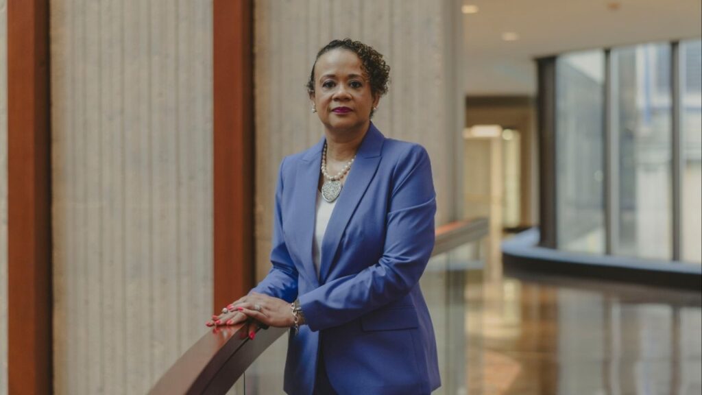 Alicia Johnson of Savannah, a Democratic candidate for a seat on Georgia’s Public Service Commission, in Atlanta on May 7, 2025. In an upset, Democrats ousted two Republican members of Georgia’s utility board on Nov. 4. The races are seen as a bellwether for the midterms. (Audra Melton/The New York Times)