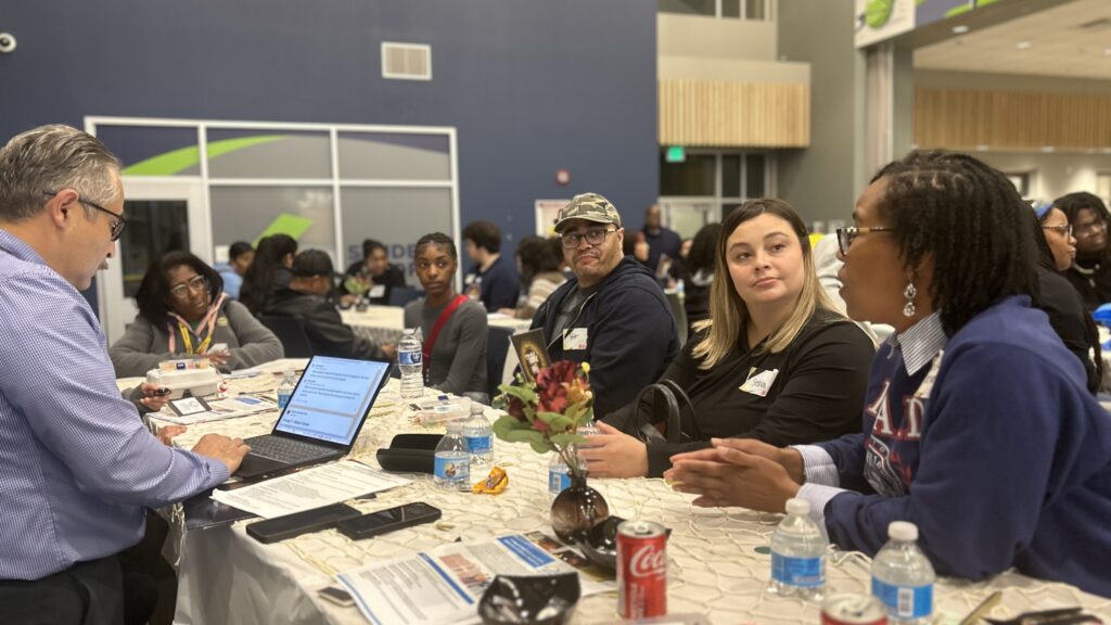Image of Fresno Unified educators meeting to discuss restructuring Black Student Achievement Program
