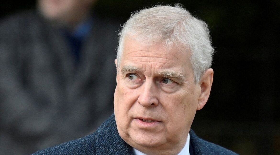Britain's Prince Andrew, Duke of York attends the Royal Family's Christmas Day service at St. Mary Magdalene's church, as the Royals take residence at the Sandringham estate in eastern England, Britain December 25, 2022. (Reuters File)