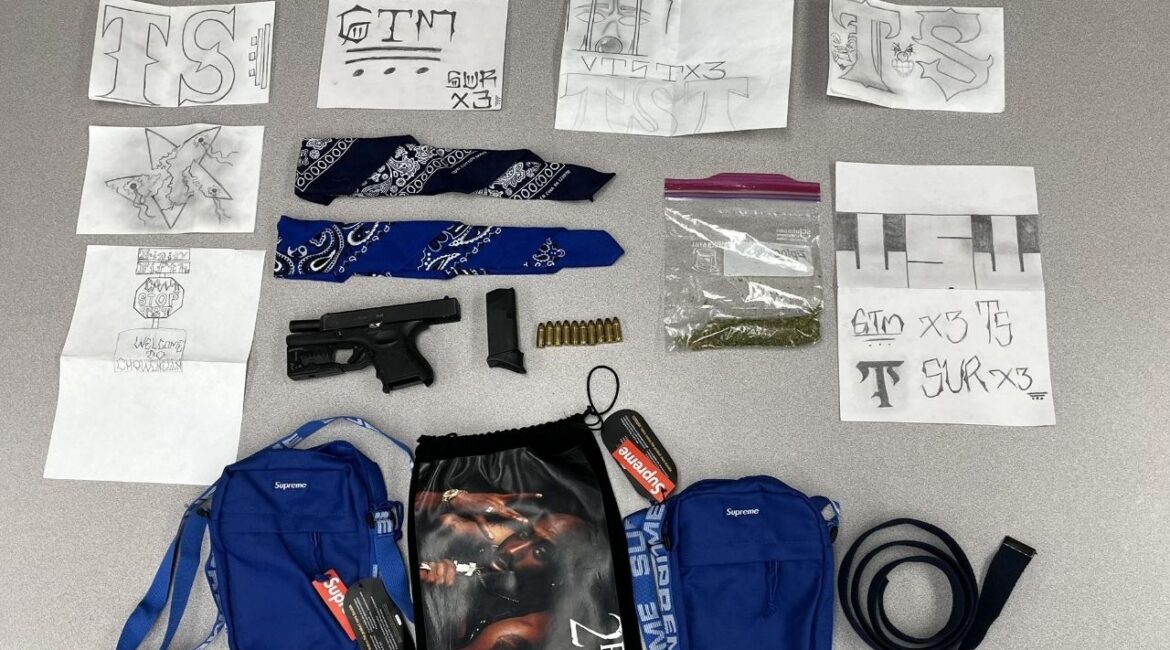 Chowchilla police arrested two people and recovered a stolen gun during search warrants tied to a Nov. 4, 2025, shooting. (Chowchilla PD)