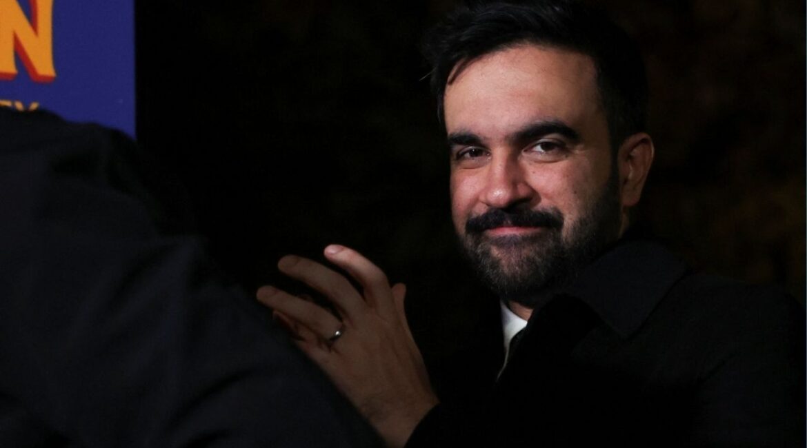 Democratic candidate for New York City mayor, Zohran Mamdani, looks on as he holds a campaign rally on the eve of election day, in the Queens borough of New York City, U.S., November 3, 2025. (Reuters/Shannon Stapleton)