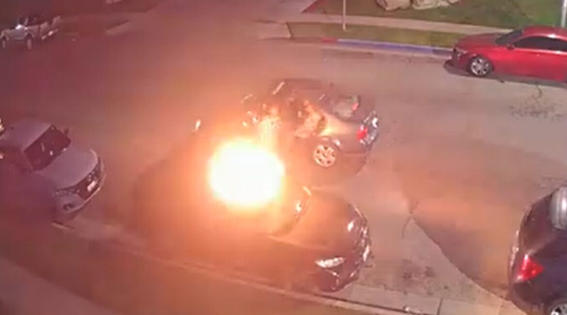 Fresno fire officials are asking the public to help identify two women suspected of starting a vehicle fire early Oct. 28 on East Balch Avenue. (Fresno FD)