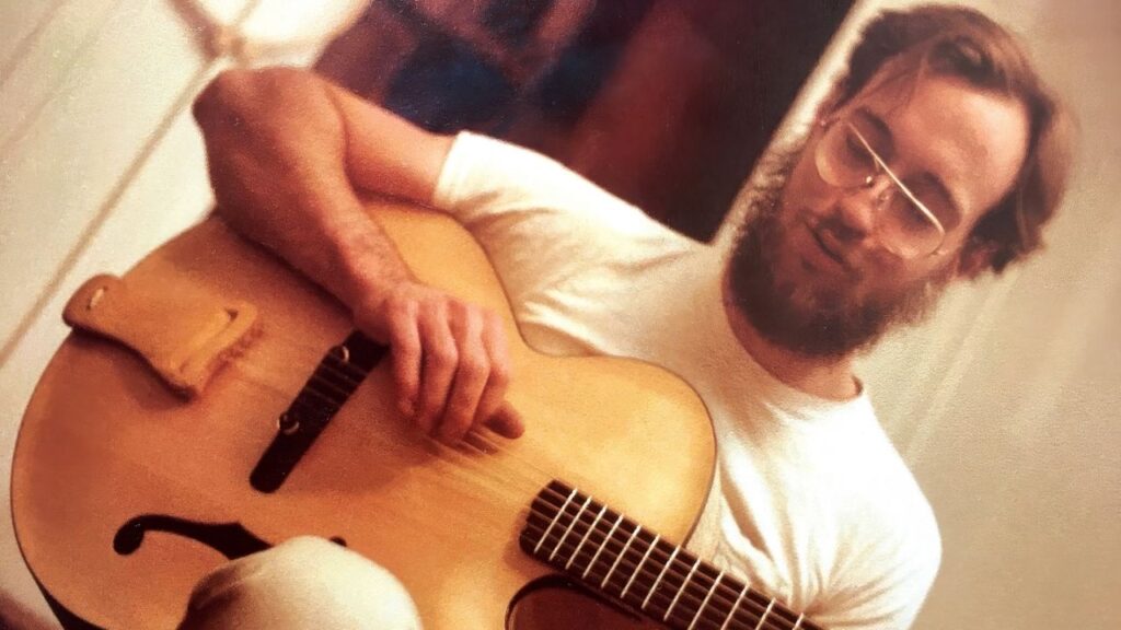 In an undated image provided by Ken Parker Archtops, Ken Parker. Parker, an iconoclastic guitar maker who upended entrenched luthier traditions by producing hyper-engineered, flyweight guitars seemingly designed for an art gallery, if not the 23rd century, died on Oct. 5, 2025, at his home in Gloucester, Mass. He was 73. (Ken Parker Archtops via The New York Times)