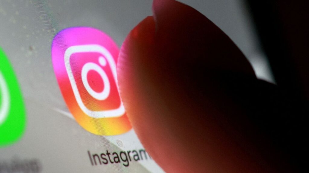 Instagram app icon is seen on a smartphone in this illustration taken October 27, 2025. (Reuters File)