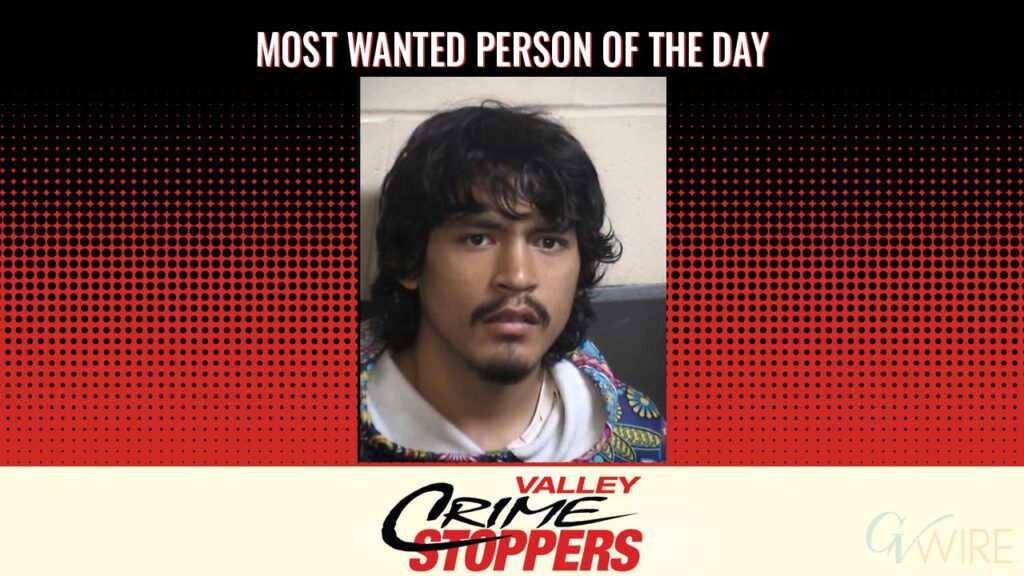 Israel Efrain Delacruz is Valley Crime Stoppers' Most Wanted Person of the Day for Nov. 18, 2025. (Valley Crimes Stoppers)