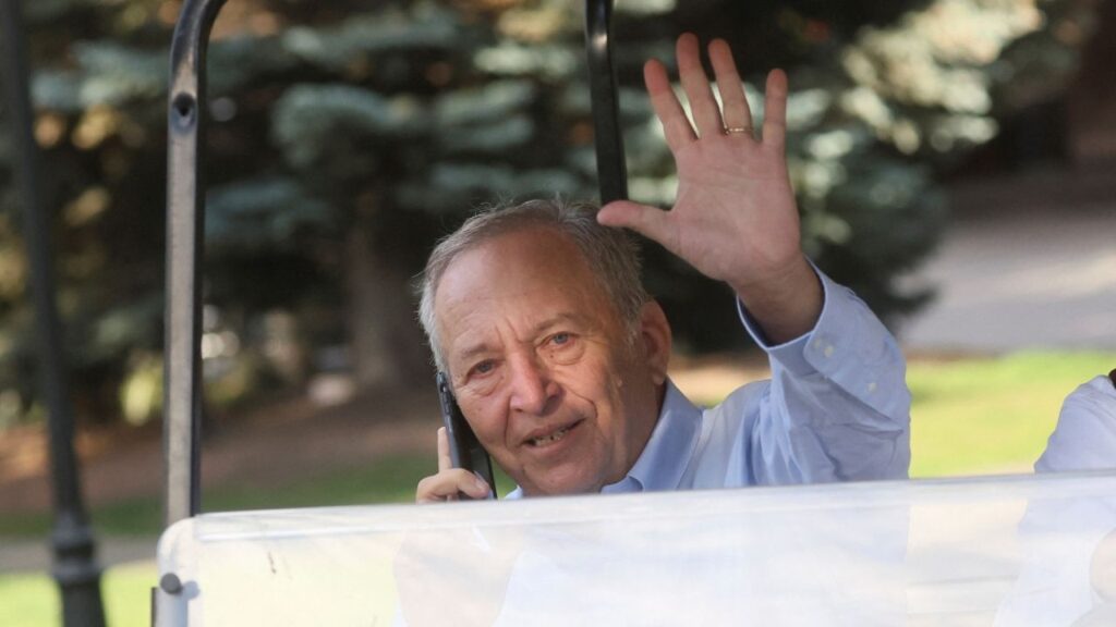 Larry Summers, Former United States Secretary of the Treasury, attends the annual Allen and Co. Sun Valley Media Conference in Sun Valley, Idaho, U.S., July 8, 2022. (Reuters/Brendan McDermid)
