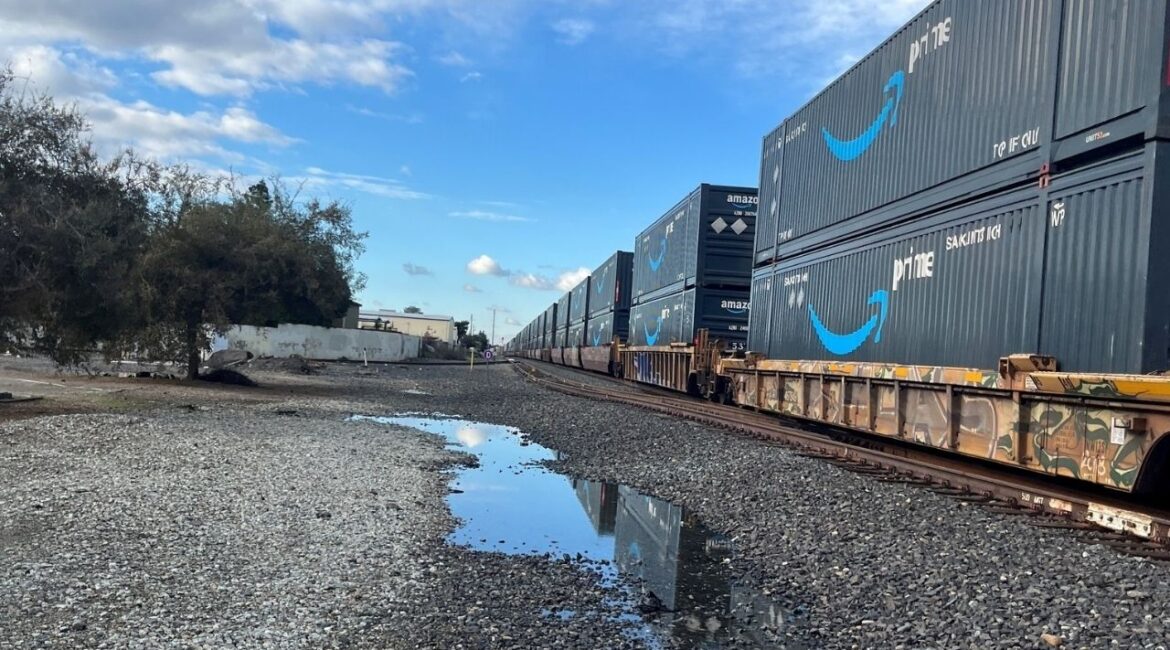Madera police say all railroad crossings north of 9th Street are closed as officers investigate a train-related incident on Tuesday, Nov. 18, 2025. (Madera PD)