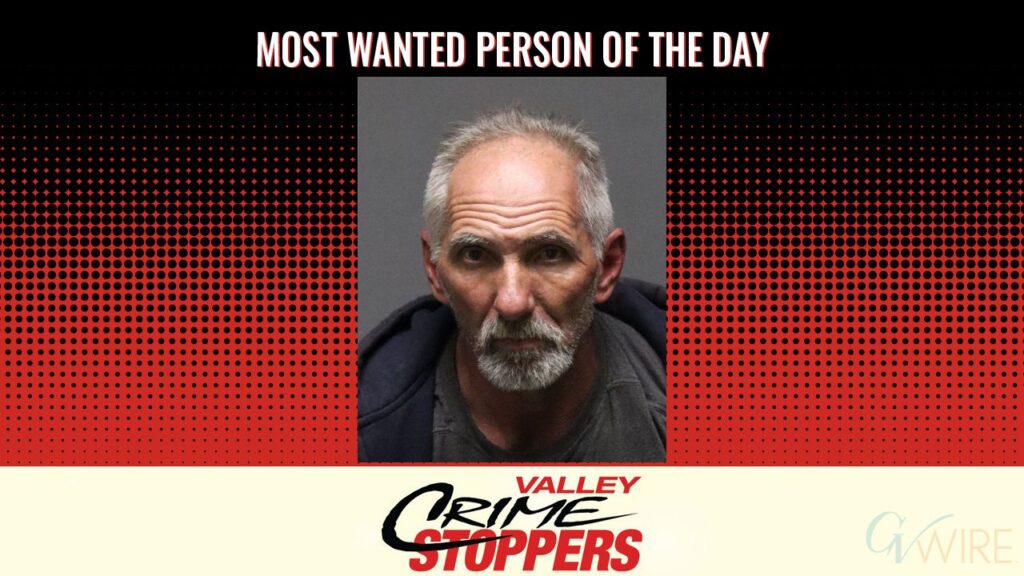 Nevada Patrick Cumings is Valley Crime Stoppers' Most Wanted Person of the Day for Nov. 20, 2025. (Valley Crimes Stoppers)
