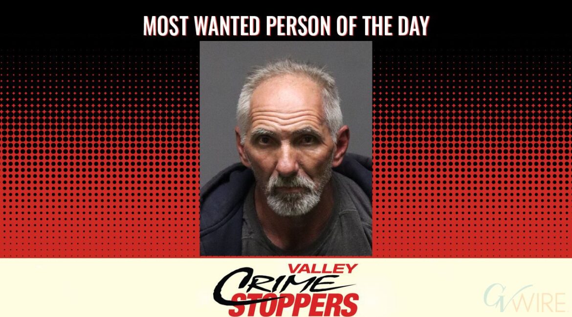 Nevada Patrick Cumings is Valley Crime Stoppers' Most Wanted Person of the Day for Nov. 20, 2025. (Valley Crimes Stoppers)