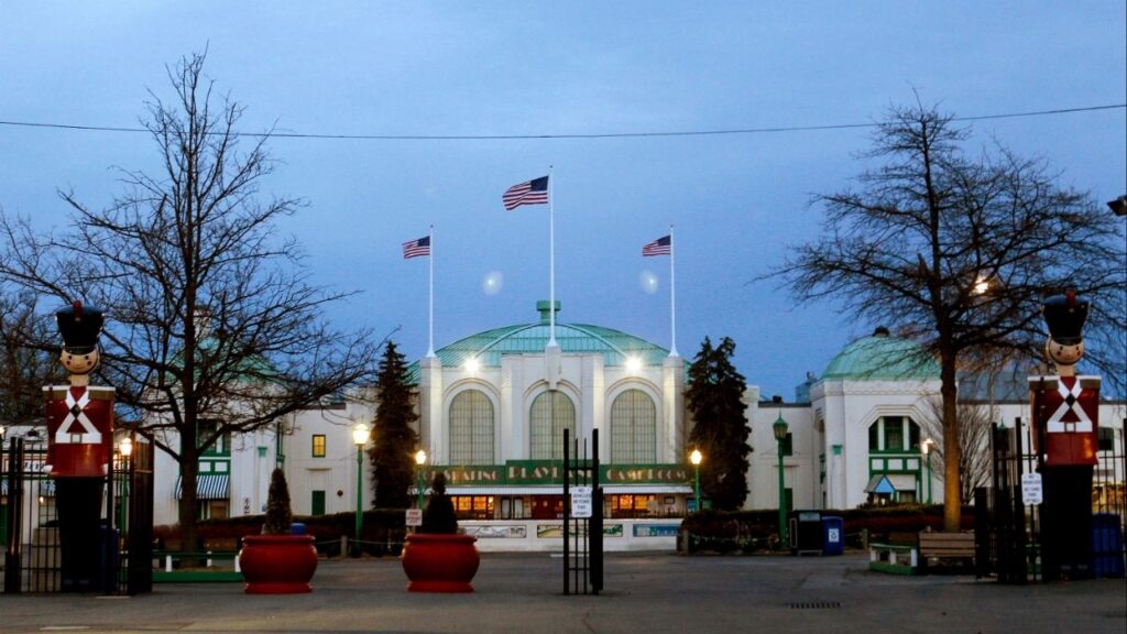 Playland Park, in Rye, N.Y., April 28, 2014. Three people were charged with stealing stuffed animals and vandalizing Playland Park after arriving by boat without the owner’s permission and climbing a fence into the park, officials said. (Hiroko Masuike/The New York Times)