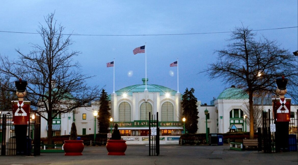 Playland Park, in Rye, N.Y., April 28, 2014. Three people were charged with stealing stuffed animals and vandalizing Playland Park after arriving by boat without the owner’s permission and climbing a fence into the park, officials said. (Hiroko Masuike/The New York Times)