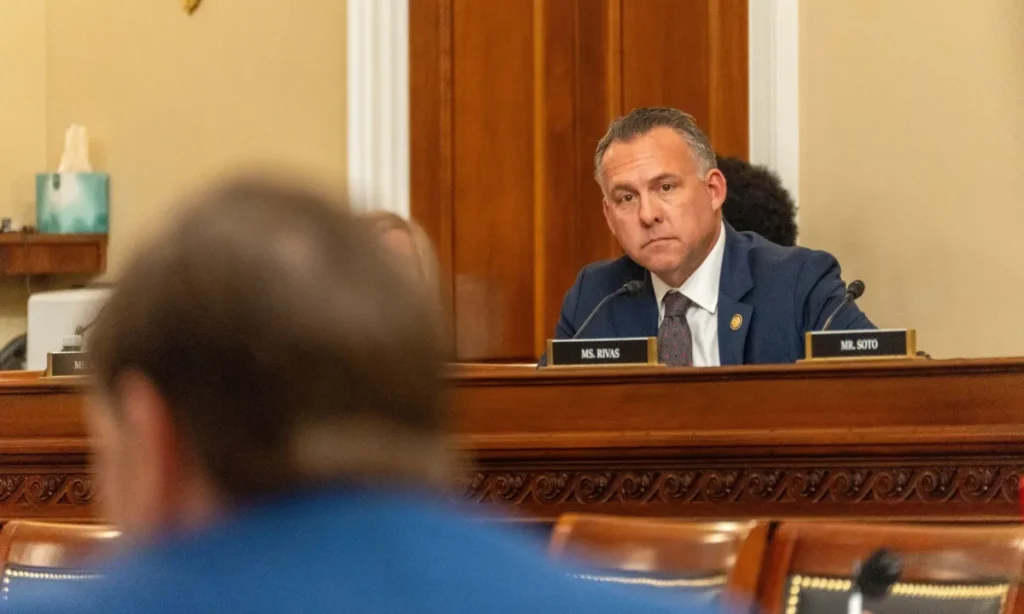 If of Congressman Adam Gray at a Congressional hearing