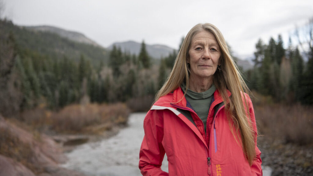 Image of Delia Malone, an ecologist and Sierra Club volunteer, in Redstone, Colo., Oct. 23, 2025. (Kristin Braga Wright/The New York Times)