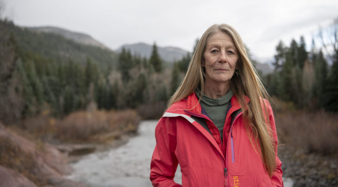 Image of Delia Malone, an ecologist and Sierra Club volunteer, in Redstone, Colo., Oct. 23, 2025. (Kristin Braga Wright/The New York Times)